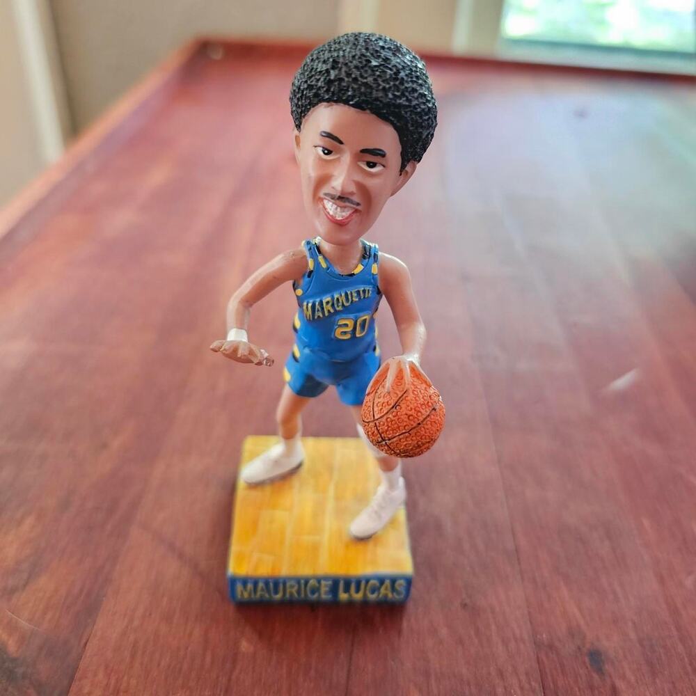 Maurice Lucas mini Marquette Golden Eagles NCAA College Basketball bobblehead